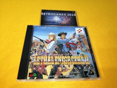 MCD  LETHAL ENFORCES II  SEGA  MEGA CD MEGADRIVE  SPINE CARD.
