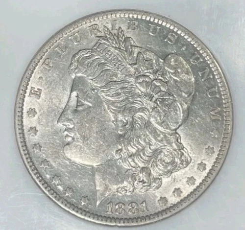 1881-O MORGAN SILVER DOLLAR ~ AU ~ NICE COIN ~