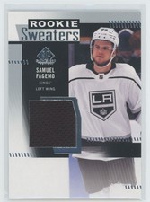 2022-23 UD SP Game Used Samuel Fagemo RS-SF Rookie Sweaters