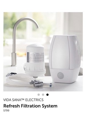 Princess House Vida Sana Refresh Water  Filtration System #5799  New in Box