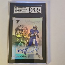 2024 Panini Prestige Xtra Points Auto Rookie Michael Penix Jr. Falcons #335 SGC…