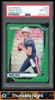 2024 PANINI PRIZM #329 DRAKE MAYE GREEN WAVE RC ROOKIE PSA 10