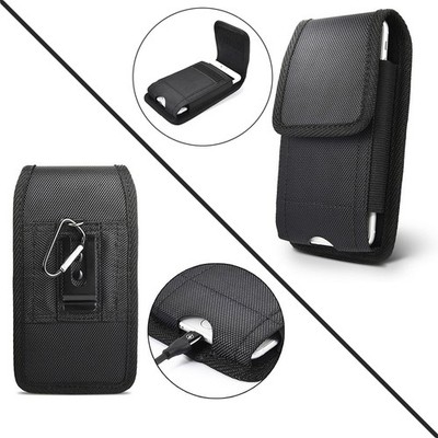 Nylon Belt Clip Holster Carrying Pouch Case For iPhone 15 14 13 12 11 Pro Max