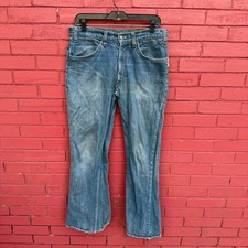 Vintage Levis 646 Jeans 32 X 29 Orange Tab Bootcut Naturally Thrashed Blowout