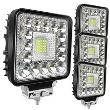 4 Inch LED Light Pods for Truck, 12V 24V LED Tractor Work Lights 120W 4 Cube