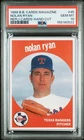 158180522 Nolan Ryan 1989 Baseball Card Magazine #45 Repli-Cards PSA 10