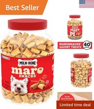 MaroSnacks Small Dog Treats With Bone Marrow, 40 Ounce Container