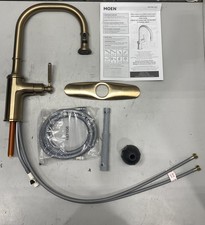 Moen Smyth 1-Handle Pull-Down Kitchen Faucet Bronzed Gold 7770BZG