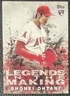 Shohei Ohtani ~ 2018 Topps Update Series Legends in the Making #LITM-21 RC MVP
