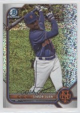 2022 Bowman Draft Chrome Sparkle Refractor Simon Juan #BDC-52 0nr3