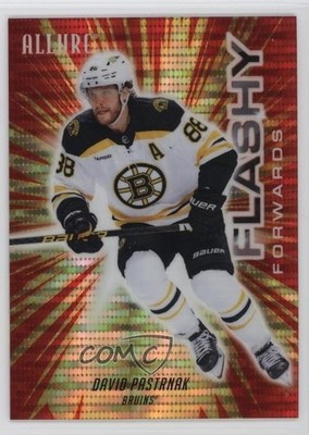 2025 Upper Deck Allure Flashy Forwards Red Spectrum /399 David Pastrnak #7 2fn