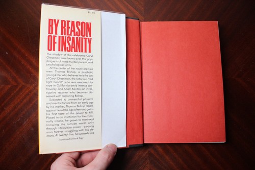 By Reason Of Insanity, Shane Stevens 1979 1st Printing HCDJ VG/Good - Imagen 5 de 14