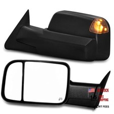 Tow Mirrors Compatible with 1994 1995 1996 1997 Dodge Ram 1500 2500 3500