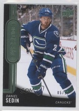 2014-15 Upper Deck Overtime Rookies Emerald 85/99 Daniel Sedin #146 HOF 0f8