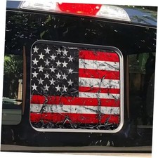 American Flag Rear Middle Window Decals for Truck,USA Flag Pickup Back Usa Flag