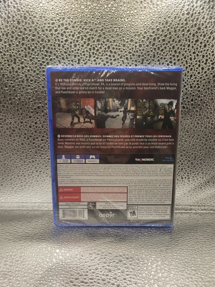 Stubbs The Zombie In Rebel Without A Pulse Sony PlayStation 4 PS4 New Sealed - Image 2 of 2