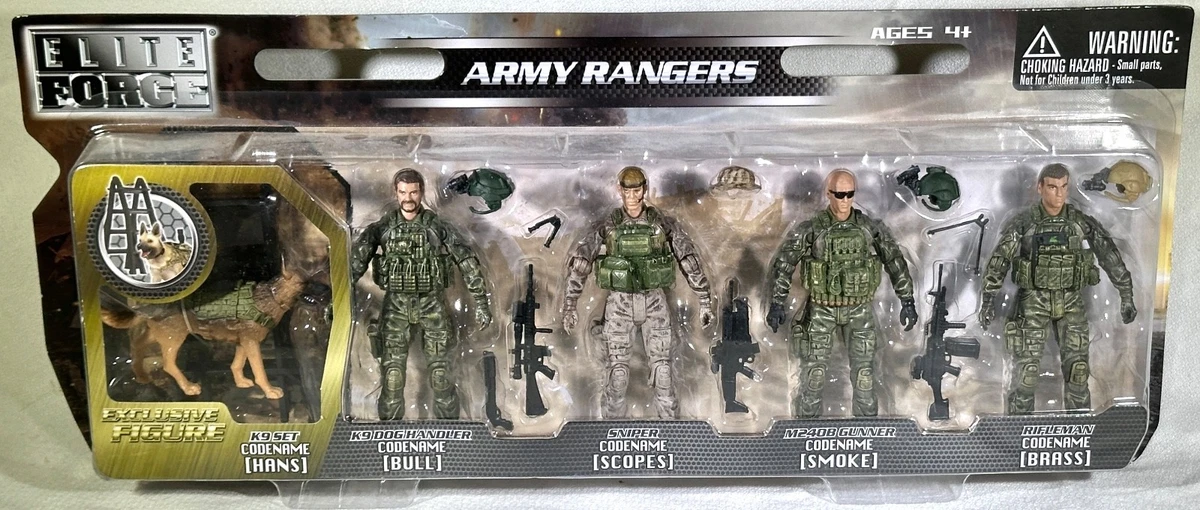 Blue Box Military & Adventure Elite Force Less Than 5 in Action