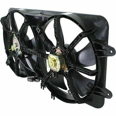 Conjunto de ventilador doble radiador 2,5 L con aire acondicionado para Mazda 626 2000 2001 2002 Foto 2 de 2