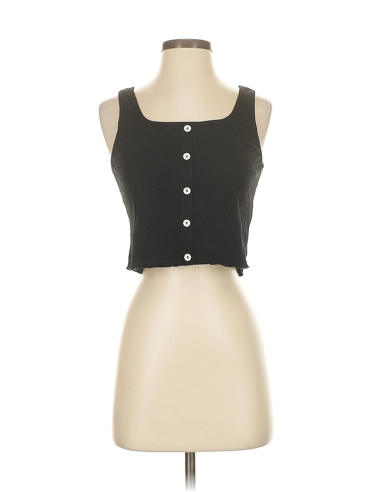 Ouges Women Black Tank Top S - image 1