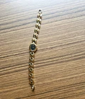 Seiko Dress Vintage Quartz Women’s Gold Tone Bracelet Watch Black Dial Untested.