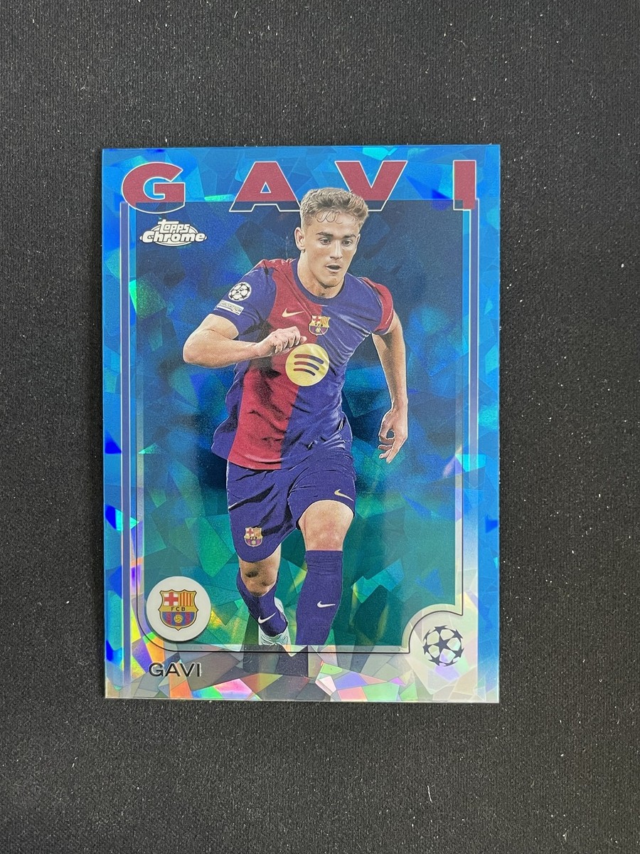 Gavi 2024-25 Topps Chrome UEFA Sapphire Blue Ice #6 | eBay