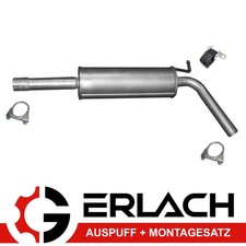 Mittelschalldämpfer für Audi A1 Seat Ibiza Skoda Fabia Vw Polo 1.0 Auspuff 9658