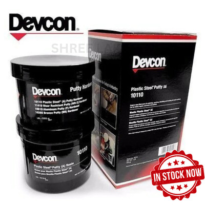 Devcon 10110 Plastic Steel Epoxy Putty 1 lb Kit Metal Repair Filler