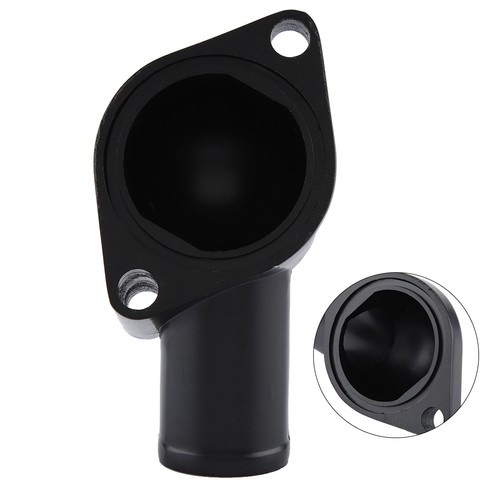 Black Water Neck Thermostat Housing Kit 15° For SB & BB 265 283 305 327 Engines - Picture 7 of 9