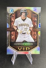 2025 Bowman Chrome Connor Griffin VIP REFRACTOR Pirates Call - Up Prospect (RC)