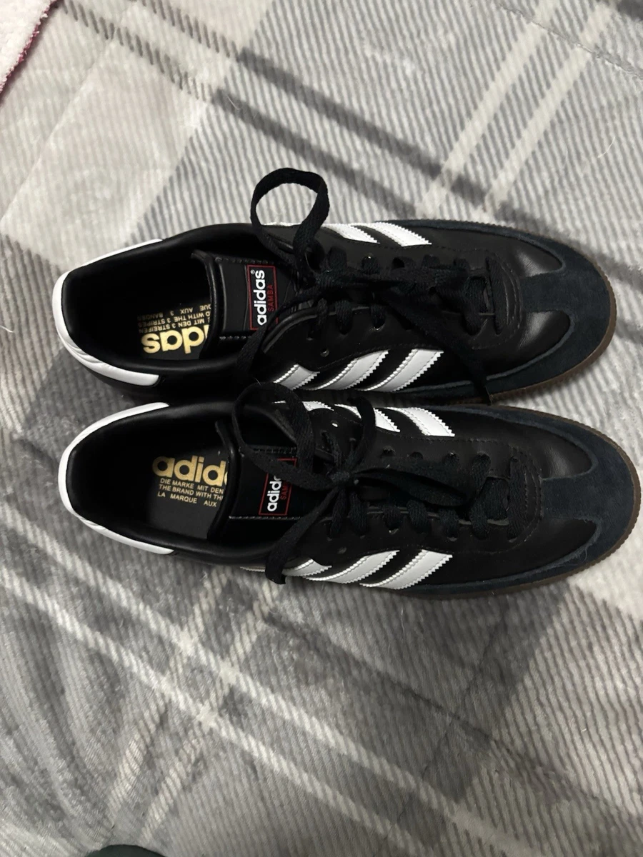 adidas gazelle silver green womens adidas Samba Classic Indoor Zapatos (Blanco/Negro) main image 0