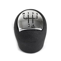 Schaltknopf Schaltknauf FüR Renault Kangoo 2008-2013 5 Gang Kunstleder Schwarz
