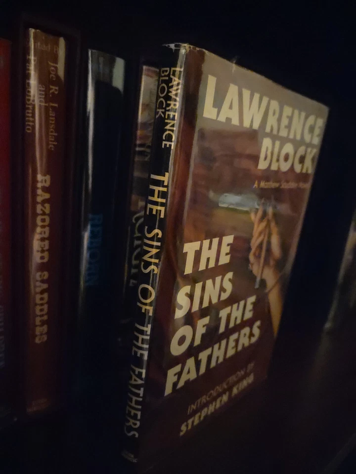 The Sins of the Fathers Lawrence Block Stephen King Dark Harvest Signed - Image 3 of 3
