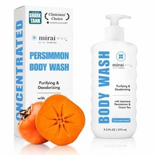 Persimmon Body Wash 275 ml Odor Eliminator for Strong Body Odor for Men Women