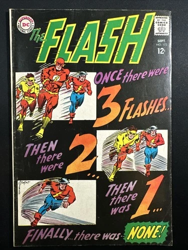 The Flash #173 1967 DC Comics Vintage Silver age 1st Print VG/Fine *A5