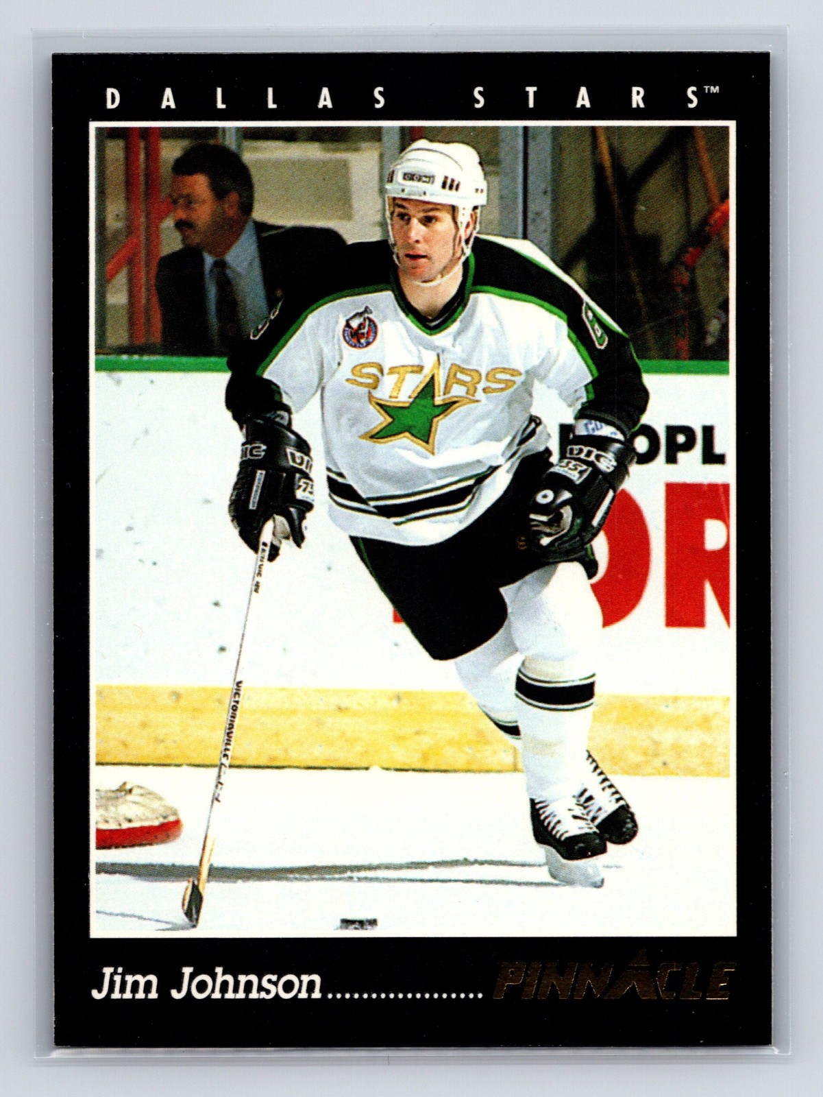 1993-94 Pinnacle #192 Jim Johnson Dallas Stars Hockey Card