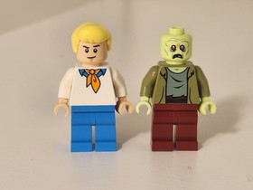 LEGO FRED JONES & ZOMBIE ZEKE MINIFIGURES SCOOBY-DOO  75902 MYSTERY MACHINE