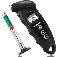 Digitaler ReifendruckprüFer 150 PSI 10 Bar Mit LCD Profiltiefenmesser Auto