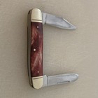 NRA NRA-11A 2-Blade Pocketknife Brown Wood Handle Stainless Slipjoint Manual — photo 3