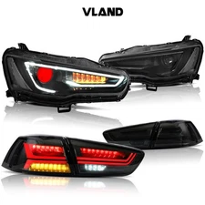 VLAND LED Headlights & LED Tail Lights for Mitsubishi Lancer / EVO 2008-2017