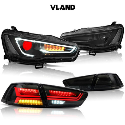 #ad VLAND LED Headlights amp; LED Tail Lights for Mitsubishi Lancer EVO 2008 2017 $511.51