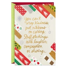 HALLMARK Gifts You've Given Me CHRISTMAS Card and Envelope