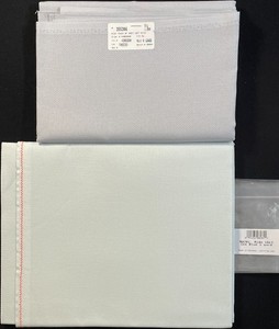 2x XStitch FABRIC: ZWEIGART Ice Blue & Touch of Grey 16ct Aida 1 yard each-WA144