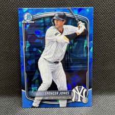 2025 Bowman Chrome Draft Sapphire Edition - Spencer Jones #BDC-9 (RC) NY Yankees