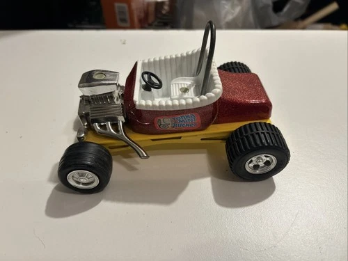 Vintage Tonka T’s Mini Bucket Hot Rod Roadster Sparkle Red And Yellow 1970's