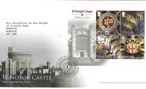 GB Comm/FDC - Windsor Castle - Edinburgh -  2017 (RM998)