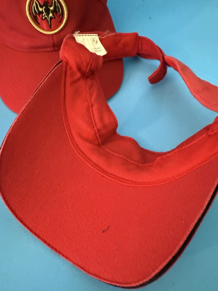 Bacardi Red Baseball Cap and Visor Set - Image 2 of 4