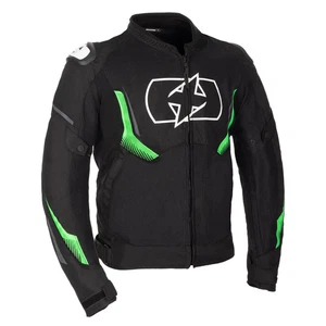 Oxford Omega 1.0 Air Motorbike Motorcycle Textile Jacket Black / Green
