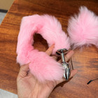 One Set Dress Headwear Ear X Tail Plug Furry Plush Love Roleplay Love Aids BDSM — photo 5