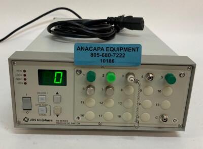 JDS Uniphase (JDSU) SB Series Fiber Optic Switch SB1C10051+27XF00FP (10186)D