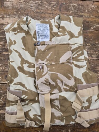 British Army Body Armour COVER Vest CBA DESERT DPM 180/116 Grade 2 - NO ARMOUR - Picture 1 of 10